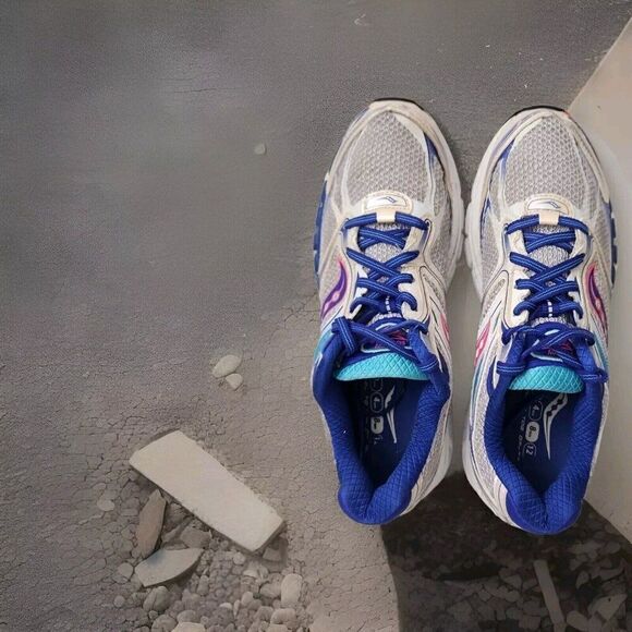 Saucony Women's Purple/Teal Training Running Athletic Shoes Size 10 - Picture 5 of 8